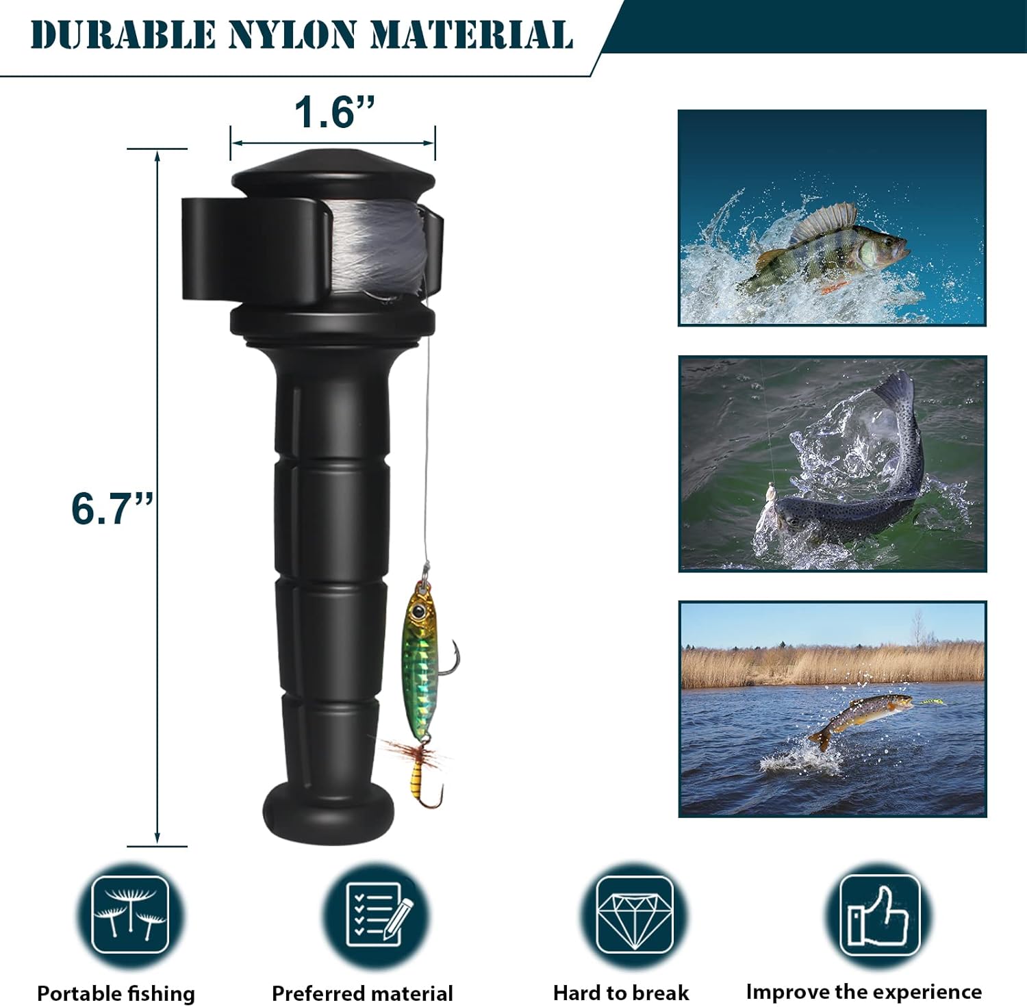 2.0 Backpacker Survival Fishing Kit, Lightweight Emergency Fishing System for Travel, Hiking, Camping