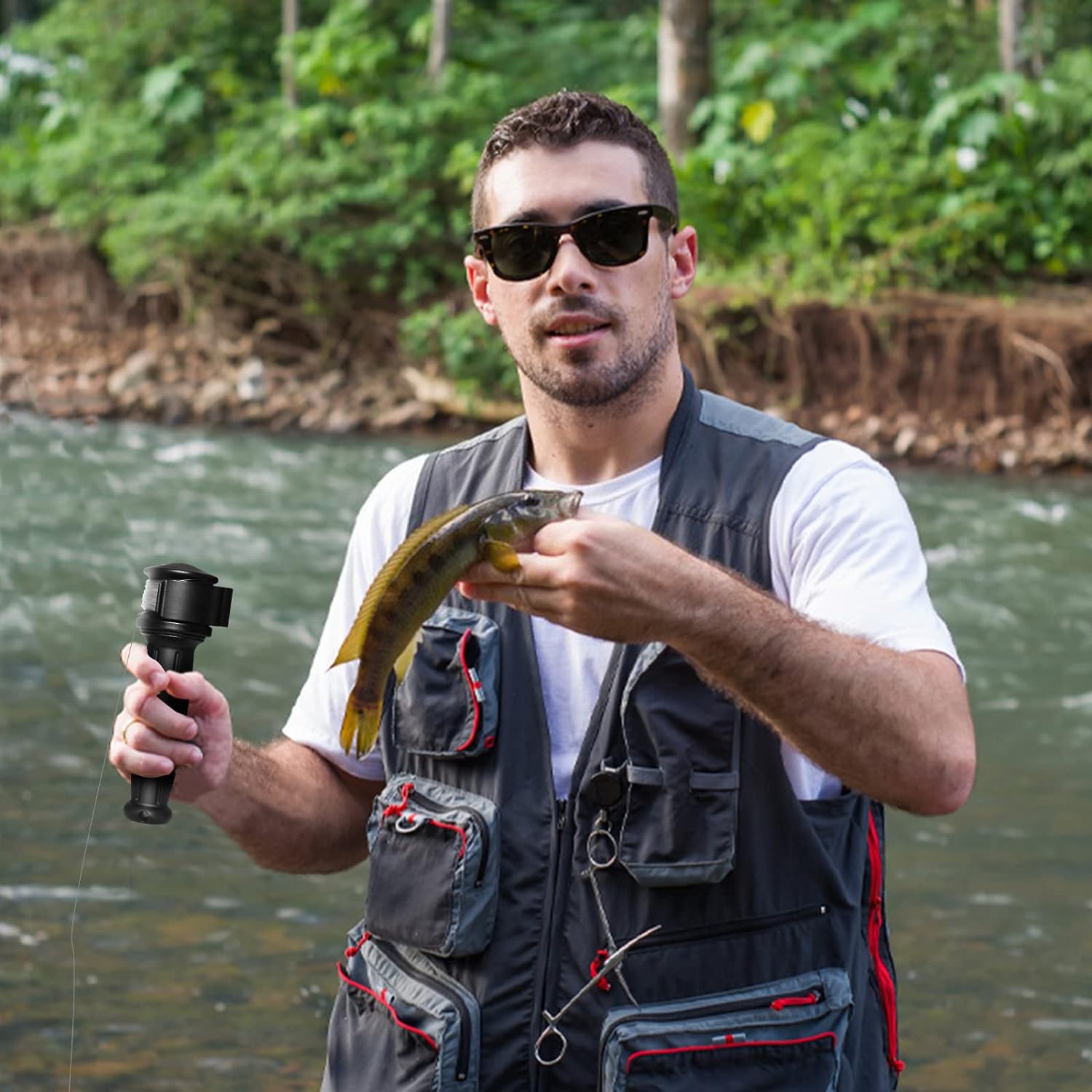 2.0 Backpacker Survival Fishing Kit, Lightweight Emergency Fishing System for Travel, Hiking, Camping