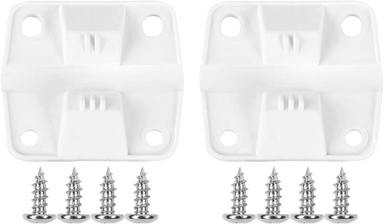 Cooler Replacement Plastic Hinges and Screws Set, Compatible with Coleman, Set of 2