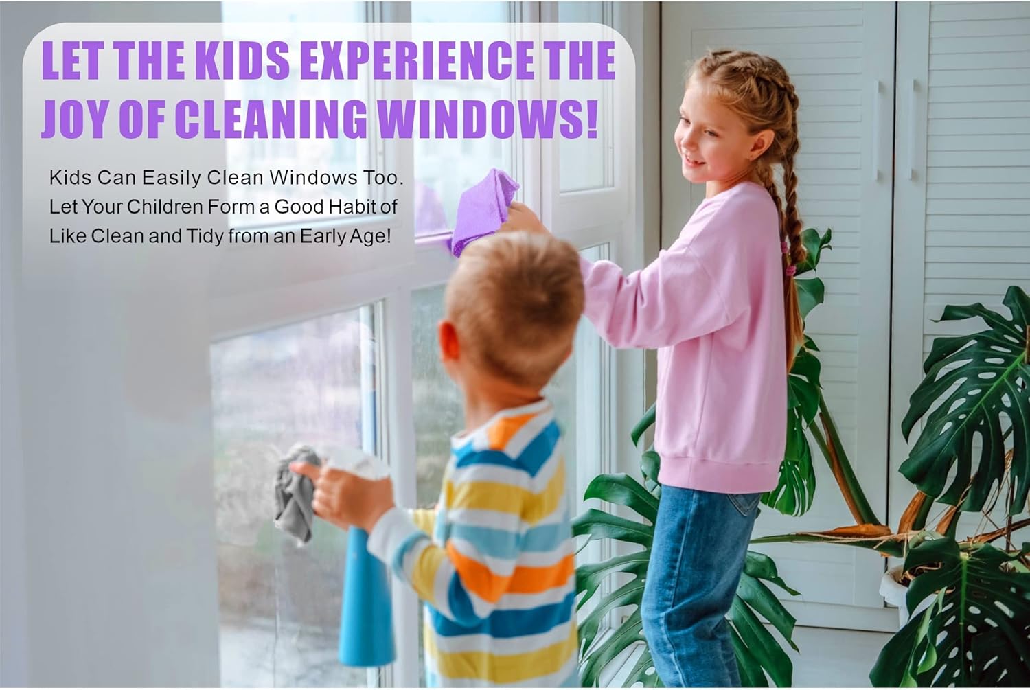 Window Cleaning Cloth & Enviro Cloth, Streak-Free Cleaning for Home, Car, Restaurant, Bar, and Hotel