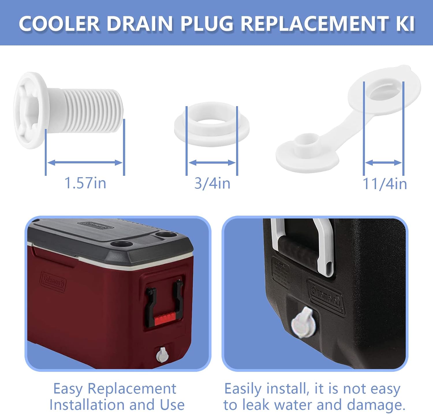 Cooler Drain Plug Replacement Kit