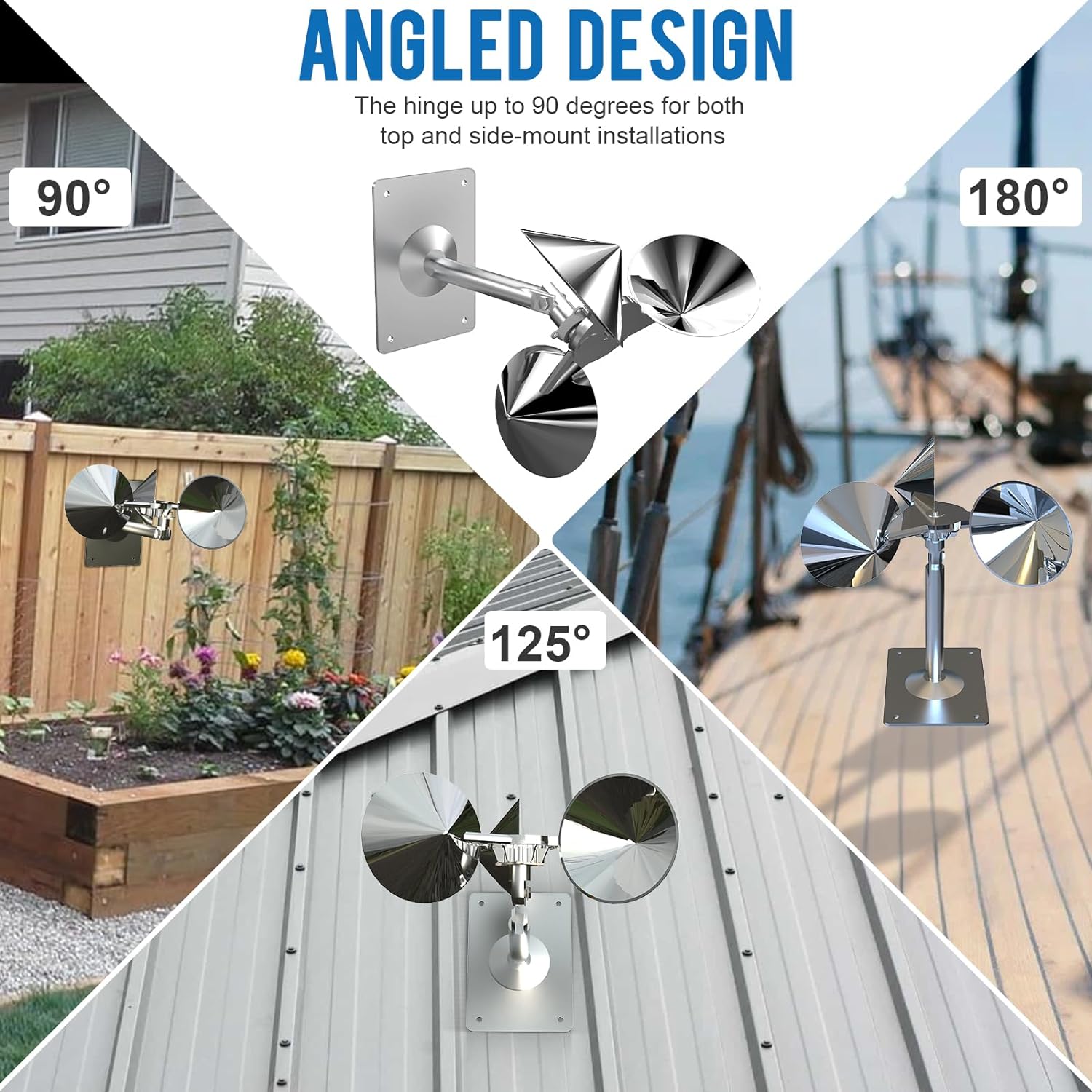 Spinning Wind-Powered Bird Deterrents, Pigeon Reflectors