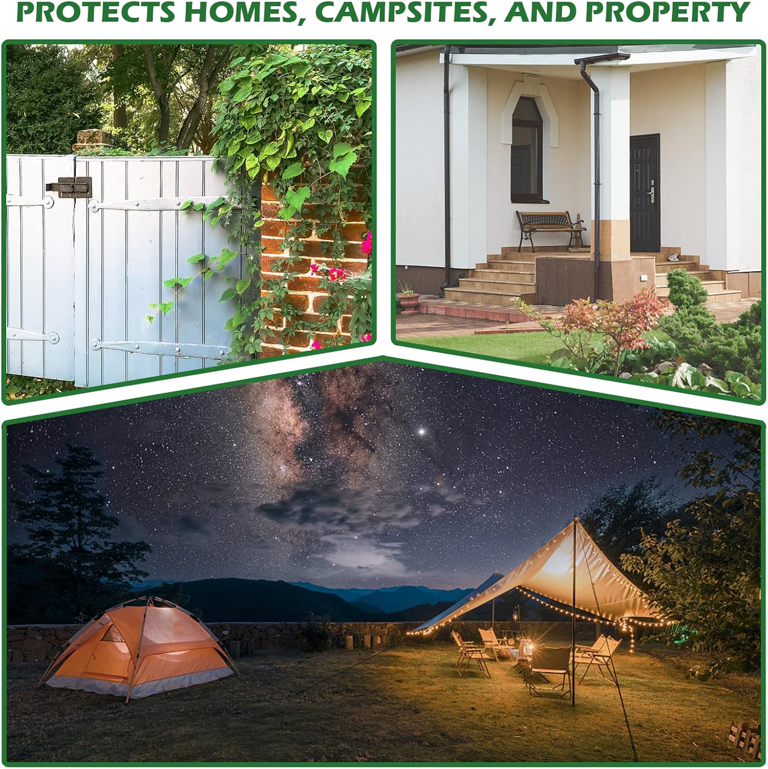 Perimeter Trip Alarm with 209 Primers, Early Warning Security System for Camping and Property Safety