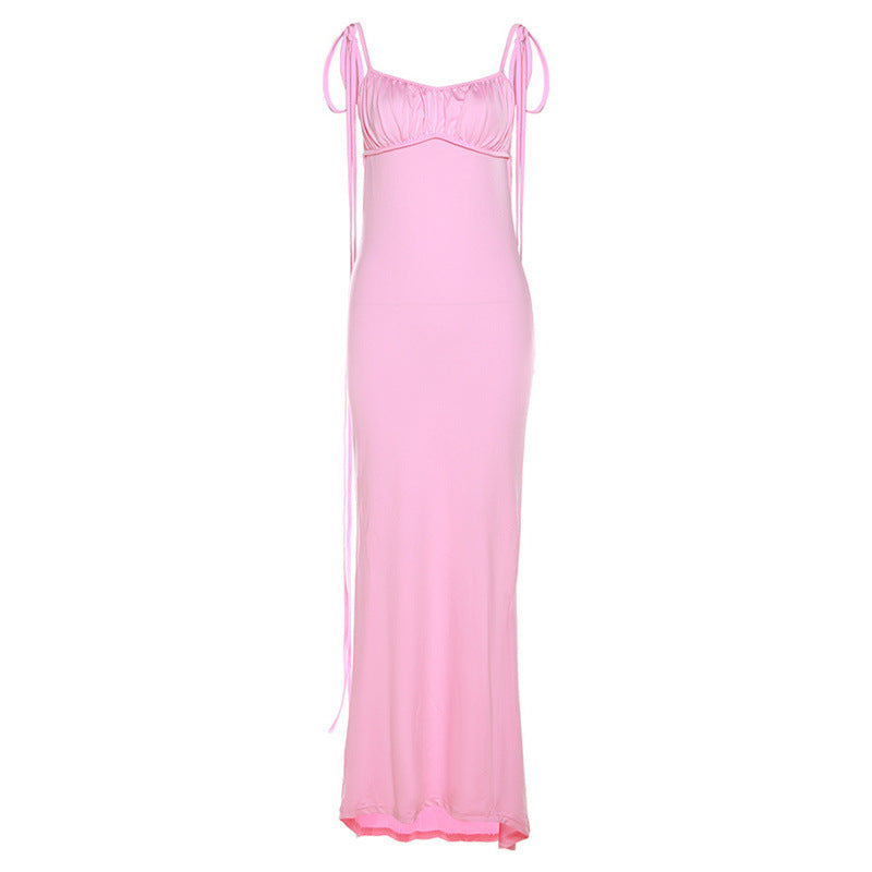 Elegant Allure Backless Dress - Add Sparkle to Your Unforgettable Night