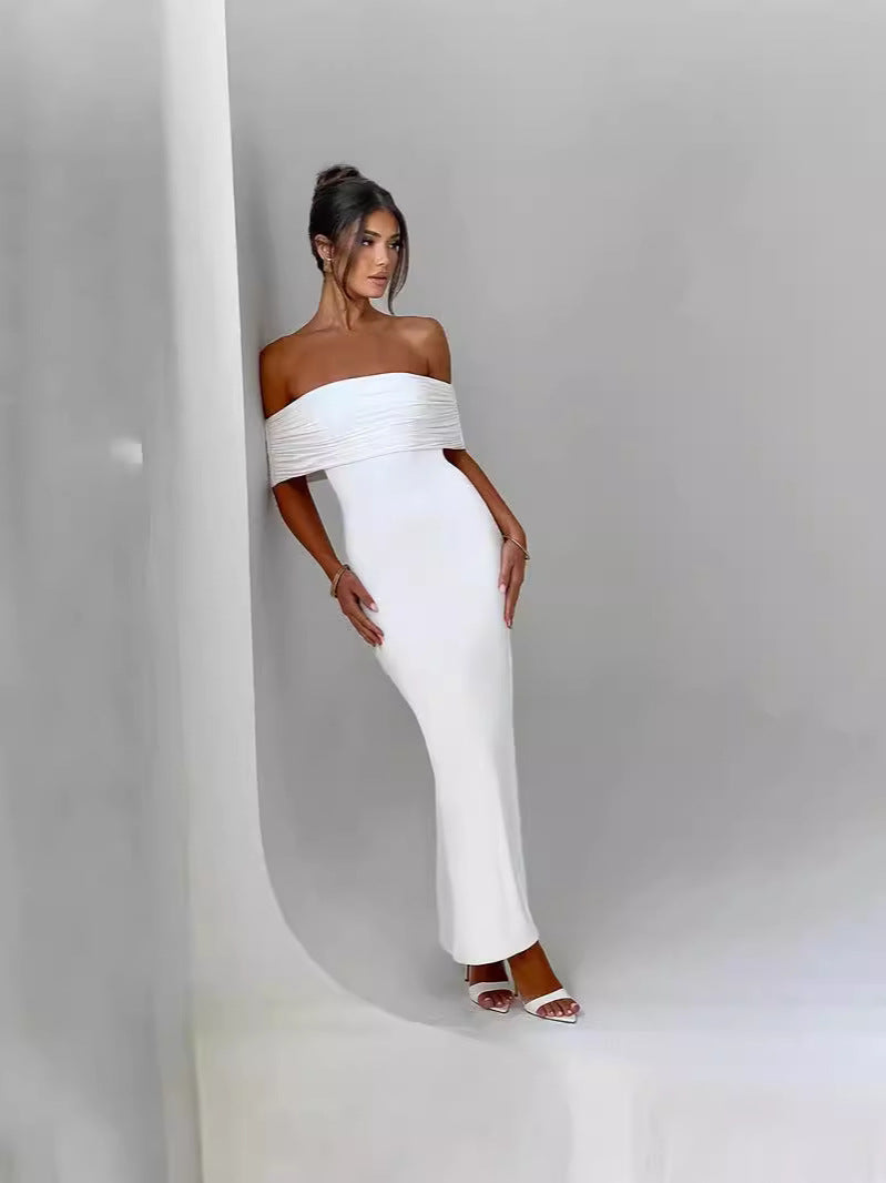 Stunning Off-Shoulder Evening Dress - A Must-Have for Your Next Event Slim