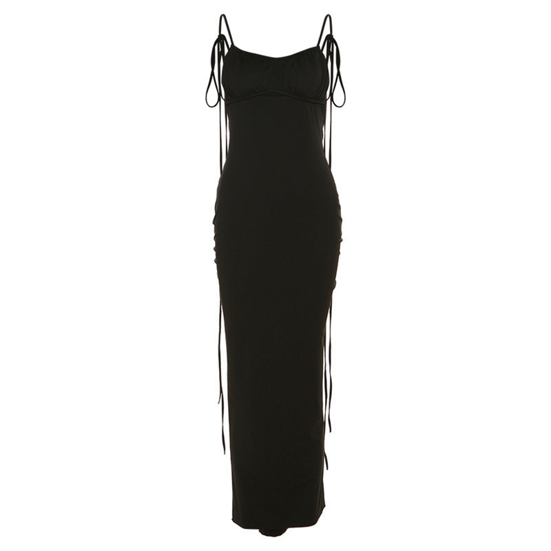 Elegant Allure Backless Dress - Add Sparkle to Your Unforgettable Night