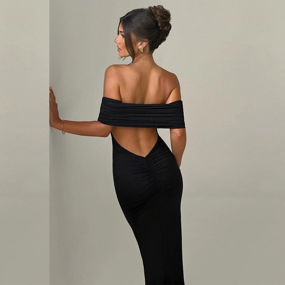 Stunning Off-Shoulder Evening Dress - A Must-Have for Your Next Event Slim